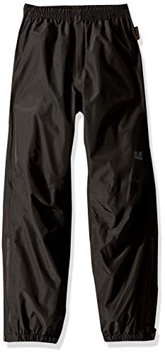 Jack Wolfskin Kinder Rainy Days Regenhose, Schwarz, 164 von Jack Wolfskin