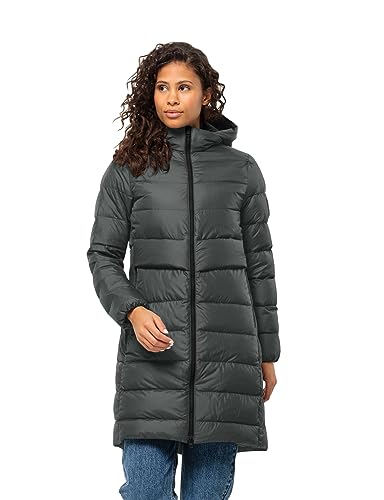 Jack Wolfskin Damen LENAUPLATZ Coat W Daunenmantel, Slate Green, XL Jack Wolfskin Damen LENAUPLATZ Coat W Daunenmantel, Slate Green, XL von Jack Wolfskin