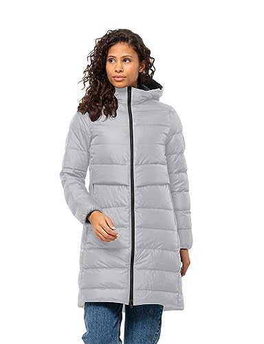 Jack Wolfskin Damen LENAUPLATZ Coat W Daunenmantel, Moonwalk, L Jack Wolfskin Damen LENAUPLATZ Coat W Daunenmantel, Moonwalk, L von Jack Wolfskin
