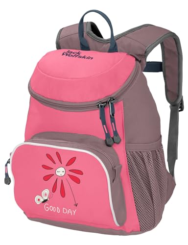 Jack Wolfskin Kids Little Joe Kinder Rucksack, nachhaltiger Tagesrucksack für Kinder ab 2 Jahren, mit rückenschonendem SNUGGLE UP-Tragesystem, flexibler Daypack aus recyceltem Material von Jack Wolfskin