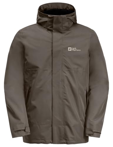 Jack Wolfskin Herren Luntal 3in1 Jkt M, Cold Coffee, XL EU Jack Wolfskin Herren Luntal 3in1 Jkt M, Cold Coffee, XL EU von Jack Wolfskin