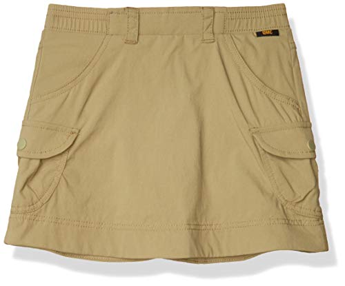 Jack Wolfskin Mädchen Treasure Hunter Skort, Khaki, 104 von Jack Wolfskin