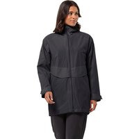 Jack Wolfskin Mainkai Long Jacket Women Regenjacke Damen M phantom Phantom von Jack Wolfskin