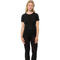 Jack Wolfskin Merino Shortsleeve Women XL black black von Jack Wolfskin