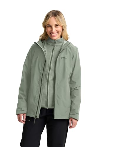 Jack Wolfskin Damen Moonrise 3in1 Jkt W, Mint Leaf, S EU Jack Wolfskin Damen Moonrise 3in1 Jkt W, Mint Leaf, S EU von Jack Wolfskin