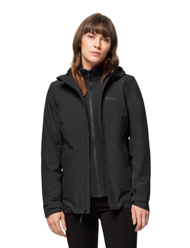 Jack Wolfskin Damen Moonrise 3in1 Jkt W Jacket, Schwarz, M EU Jack Wolfskin Damen Moonrise 3in1 Jkt W Jacket, Schwarz, M EU von Jack Wolfskin