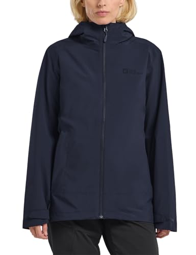 Jack Wolfskin Damen Moonrise 3in1 Jkt W Jacket, Night Blue, M EU von Jack Wolfskin