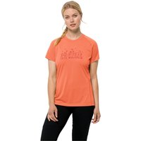 Jack Wolfskin Morobbia Vent Support System T-Shirt Women L guave guave von Jack Wolfskin