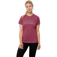 Jack Wolfskin Morobbia Vent Support System T-Shirt Women S sangria red sangria red von Jack Wolfskin