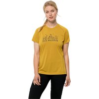 Jack Wolfskin Morobbia Vent Support System T-Shirt Women XS golden spice golden spice von Jack Wolfskin