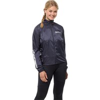 Jack Wolfskin Morobbia Wind Jacket Women XXL grey,black Graphite von Jack Wolfskin