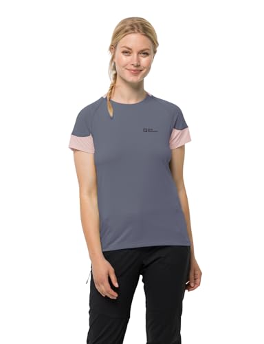 Jack Wolfskin Damen Narrows W T Shirt Shortsleeve, Dolphin, XS EU Jack Wolfskin Damen Narrows W T Shirt Shortsleeve, Dolphin, XS EU von Jack Wolfskin