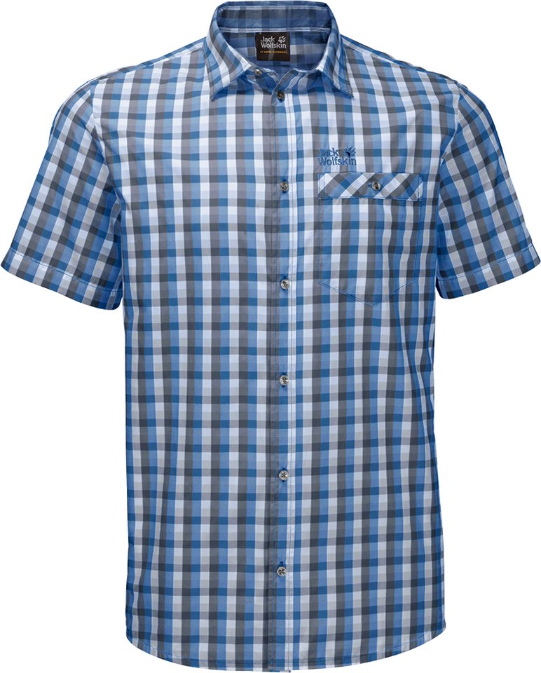 Jack Wolfskin Outdoorhemd NAPO RIVER SHIRT NIGHT BLUE CHECKS von Jack Wolfskin