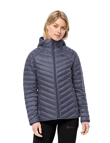 Jack Wolfskin Damen PASSAMANI DOWN Hoody W Daunenjacke, Dolphin, XL von Jack Wolfskin