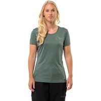 Jack Wolfskin Peak Graphic T-Shirt Women Funktionsshirt Damen XL hedge green hedge green von Jack Wolfskin