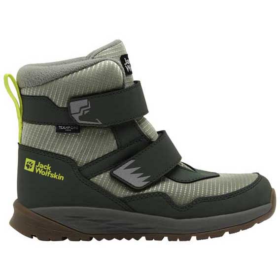 Jack Wolfskin Polar Bear-b Texapore Mid Vc Snow Boots Grün EU 27 von Jack Wolfskin