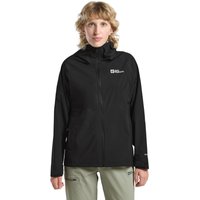 Jack Wolfskin Prelight 2.5L Backlength Jacket Women Regenjacke Damen S black black von Jack Wolfskin