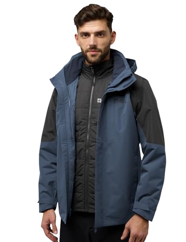 Jack Wolfskin Herren Romberg 3in1 Jkt M, Midnight Sky, S EU Jack Wolfskin Herren Romberg 3in1 Jkt M, Midnight Sky, S EU von Jack Wolfskin