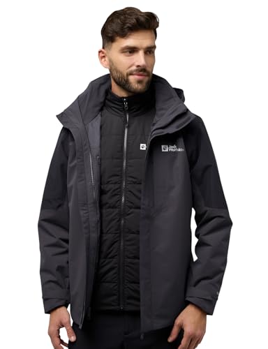 Jack Wolfskin Herren Romberg 3in1 Jkt M, Phantom, L EU Jack Wolfskin Herren Romberg 3in1 Jkt M, Phantom, L EU von Jack Wolfskin