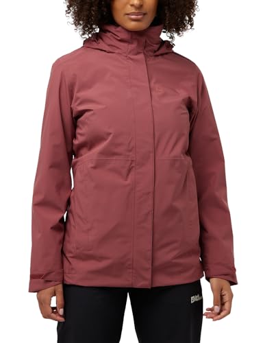 Jack Wolfskin Damen Rotwand 3in1 Jkt W, Red Ochre, S EU Jack Wolfskin Damen Rotwand 3in1 Jkt W, Red Ochre, S EU von Jack Wolfskin