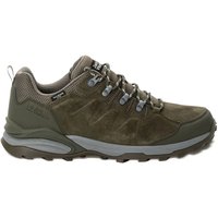 Jack Wolfskin Refugio Texapore Low Men Wasserdichte Wanderschuhe Herren 39.5 brown cold coffee von Jack Wolfskin