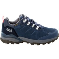 Jack Wolfskin Refugio Texapore Low Women Wasserdichte Wanderschuhe Damen 39.5 dark blue / grey Dark Blue / Grey von Jack Wolfskin