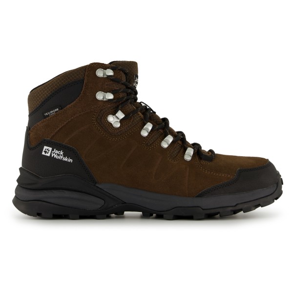 Jack Wolfskin - Refugio Texapore Mid - Wanderschuhe Gr 46 schwarz/braun von Jack Wolfskin