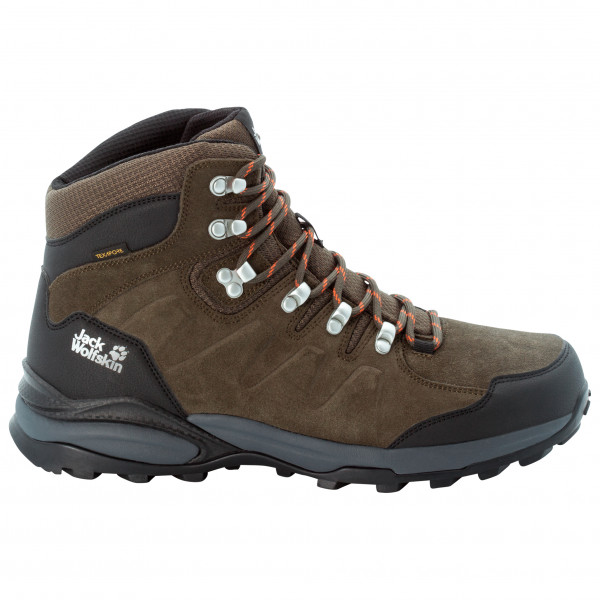 Jack Wolfskin - Refugio Texapore Mid - Wanderschuhe Gr 47,5 braun von Jack Wolfskin