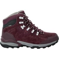 Jack Wolfskin Refugio Texapore Mid Women Wasserdichte Wanderschuhe Damen 39 red,brown dark maroon von Jack Wolfskin