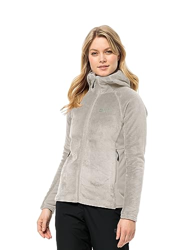 Jack Wolfskin Damen Rotwand Hooded Fz W Fleece-Jacke, Dove, S Jack Wolfskin Damen Rotwand Hooded Fz W Fleece-Jacke, Dove, S von Jack Wolfskin