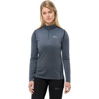 Jack Wolfskin SKY Thermal HZ Women Langarm Funktionsshirt Damen L graphite / cool grey Graphite / Cool Grey von Jack Wolfskin