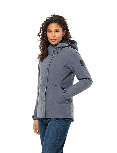 Jack Wolfskin Damen Snowy Park JKT W Jacket, Night Blue, 46 von Jack Wolfskin