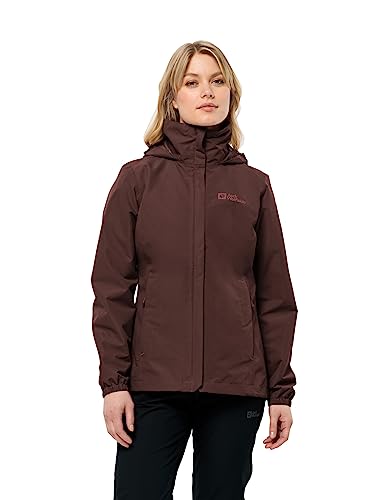 Jack Wolfskin STORMY POINT 2L JKT W, dark maroon von Jack Wolfskin