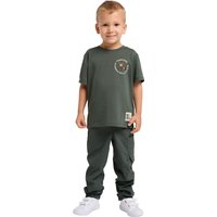 Jack Wolfskin Smileyworld Together T-Shirt Kids Funktionsshirt Kinder 92 grau slate green von Jack Wolfskin