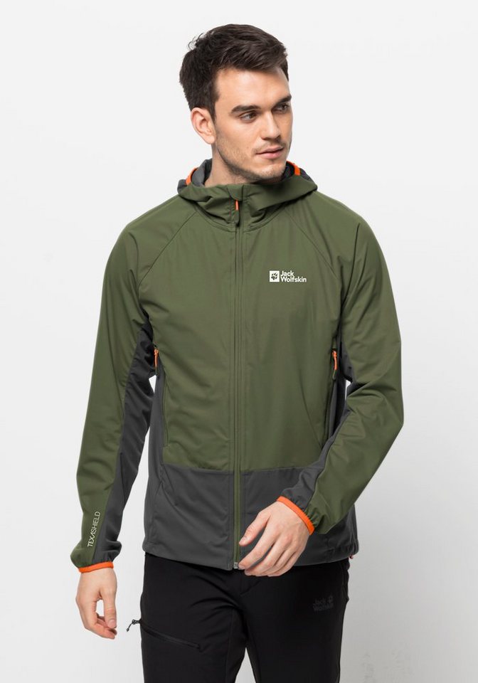 Jack Wolfskin Softshelljacke EAGLE PEAK II HOODY M von Jack Wolfskin