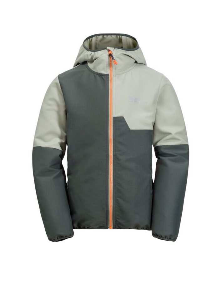 Jack Wolfskin Softshelljacke TURBULENCE HOODED JKT K Kapuze: fest mit der Jacke verbunden von Jack Wolfskin