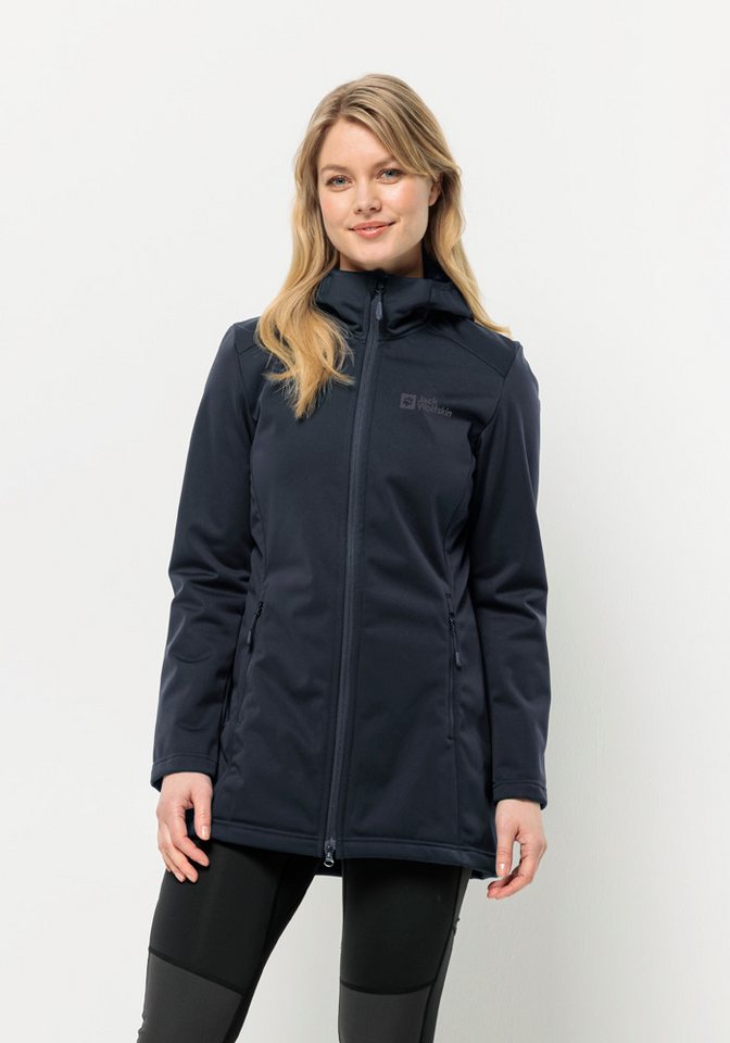 Jack Wolfskin Softshellmantel WINDHAIN COAT W von Jack Wolfskin