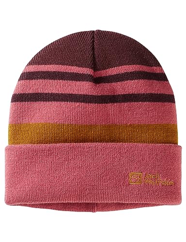 Jack Wolfskin Stripy Knit Beanie K, boysenberry von Jack Wolfskin