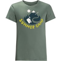 Jack Wolfskin Summer Camp T-Shirt Kids Funktionsshirt Kinder 92 hedge green hedge green von Jack Wolfskin