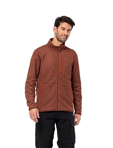 Jack Wolfskin Herren TANNENSPUR JKT M Fleece-Jacke, Carmine, XXXL von Jack Wolfskin