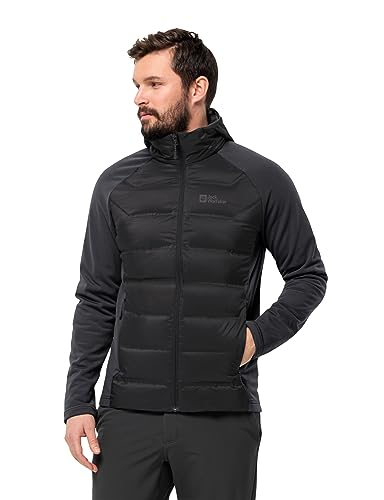 Jack Wolfskin Herren Tasman DOWN HYBRID M Daunenjacke, Black, S Jack Wolfskin Herren Tasman DOWN HYBRID M Daunenjacke, Black, S von Jack Wolfskin