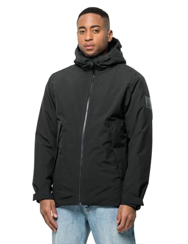 Jack Wolfskin Herren TEMPELHOF JKT M Jacket, Black, XL von Jack Wolfskin