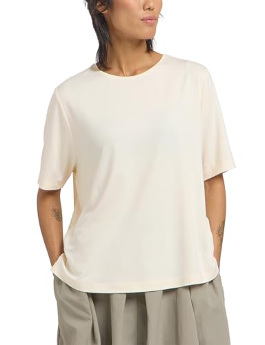 Jack Wolfskin Damen Travel W T-Shirt, Cotton White Heather, M EU Jack Wolfskin Damen Travel W T-Shirt, Cotton White Heather, M EU von Jack Wolfskin