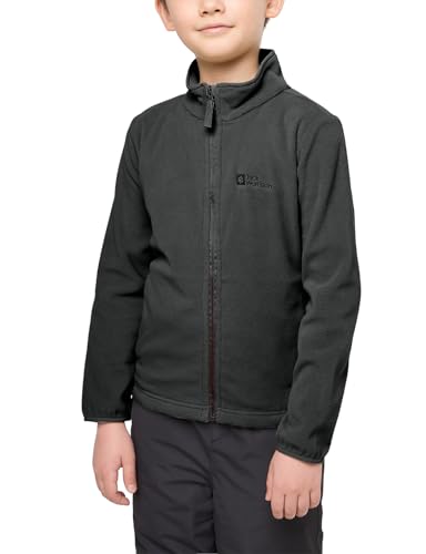 Jack Wolfskin Unisex Kinder Taunus Fleece-Jacke, Granite Black, 116 EU Jack Wolfskin Unisex Kinder Taunus Fleece-Jacke, Granite Black, 116 EU von Jack Wolfskin