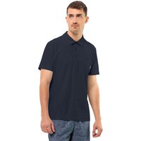 Jack Wolfskin Terral Polo Men Poloshirt Herren M blau night blue von Jack Wolfskin