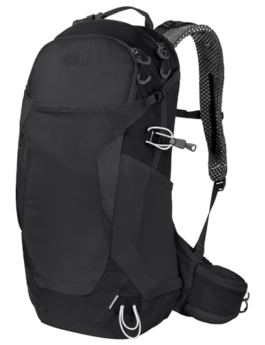 Jack Wolfskin Unisex Erwachsene CROSSTRAIL 24 LT Backpack, Black, One Size von Jack Wolfskin