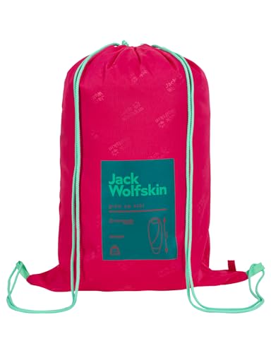 Jack Wolfskin Unisex Jugend Grow UP Dreamer Mumienschlafsack, pink Dahlia, Left von Jack Wolfskin