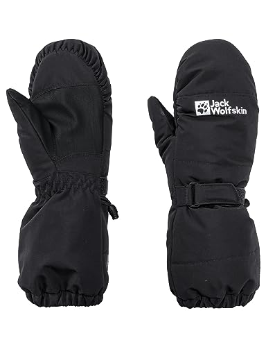 Jack Wolfskin Unisex Kinder 2L Winter Mitten K Handschuh, Black, 116 von Jack Wolfskin