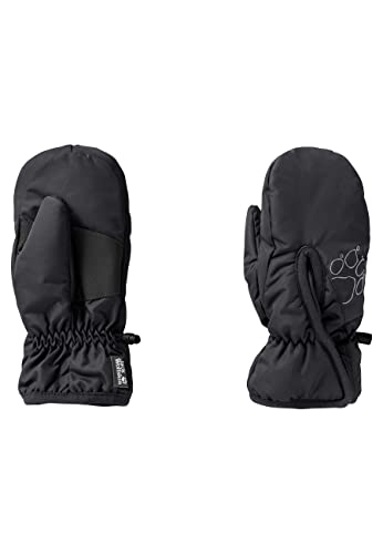 Jack Wolfskin Unisex Kinder EASY ENTRY MITTEN K Fingerhandschuhe, black, 128 von Jack Wolfskin