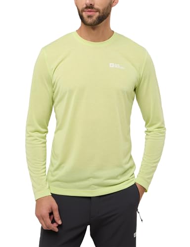 Jack Wolfskin Herren Vonnan Ls M T-Shirt, Cool Matcha, XXL EU Jack Wolfskin Herren Vonnan Ls M T-Shirt, Cool Matcha, XXL EU von Jack Wolfskin